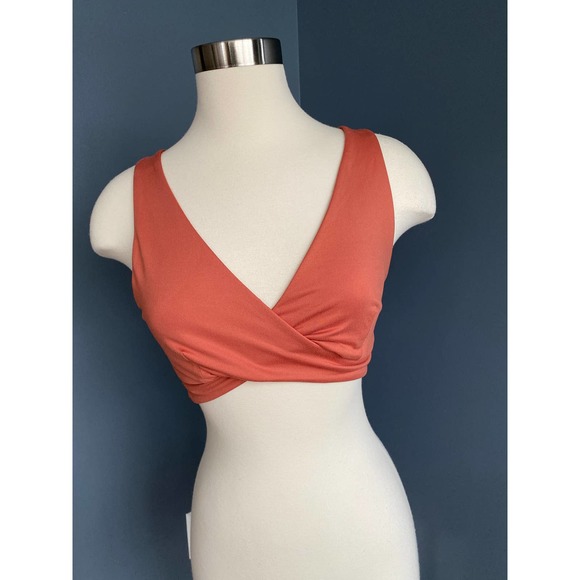 JoyLab burnt orange sports bra with cutout back, size Medium - Picture 5 of 9